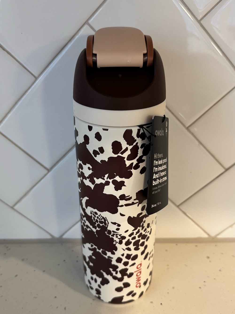 Owala Cowgirl Core Cow Print Western Exclusive - 24 oz - Picture 4 of 12
